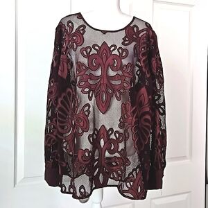Torrid NWT Embroidered Top